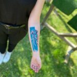 tattoo couleur bleu