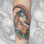 tattoo couleur dino