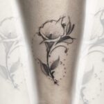 tattoo couleur fleurs