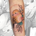 tattoo couleur oiseau