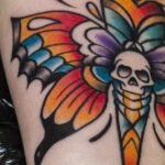 tattoo old school butterfly