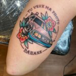tattoo old school car