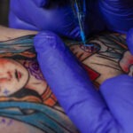 tattoo old school bleu