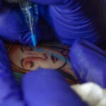 tattoo old school close up