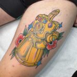 tattoo old school thanos