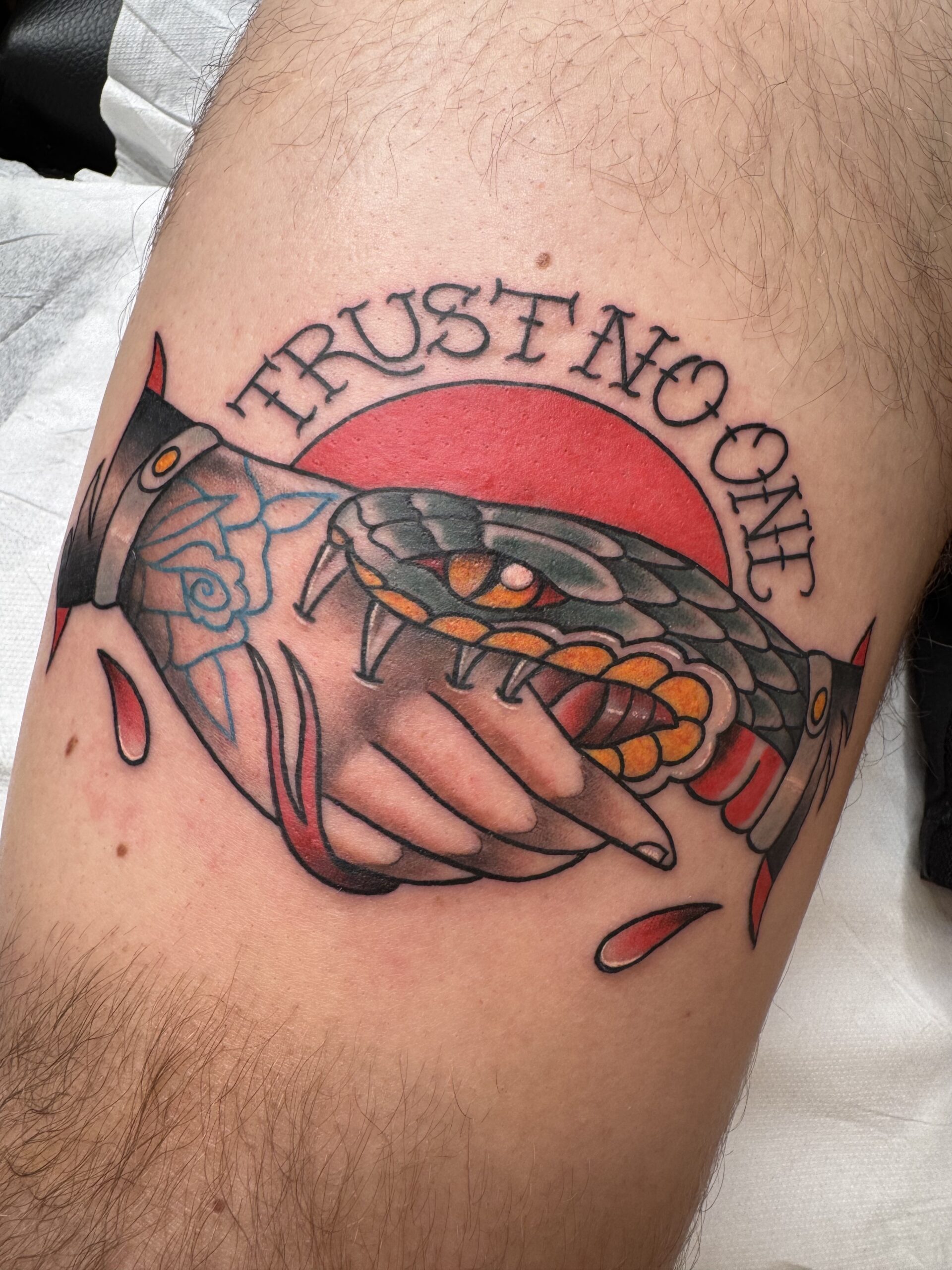 tattoo old school trust no one